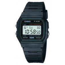 Мужские часы Casio F-91W-3S / F-91W-3SER